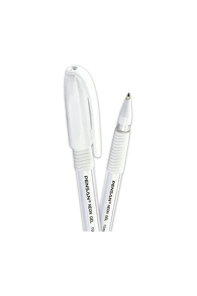 Pensan White Neon Jell Pen - 1.0 Mm