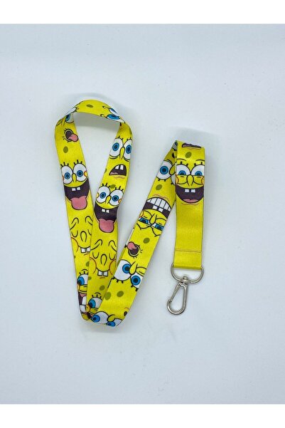 Sağlıkçı Shopping حزام بطاقات بشريط للرقبة بتصميم سبونج بوب 2
