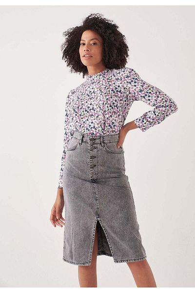 Herita Langärmlige Bluse mit Blumenprint