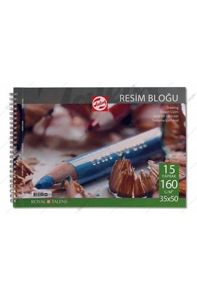 Talens 25X35 Spiral Painting Book - 160g - 15 Yp