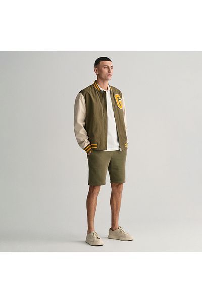 Gant Men's Green Regular Fit Shorts