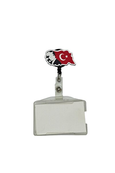 Sağlıkçı Shopping Suport pentru carduri Yoyo cu tematică Ataturk cu steag tur...