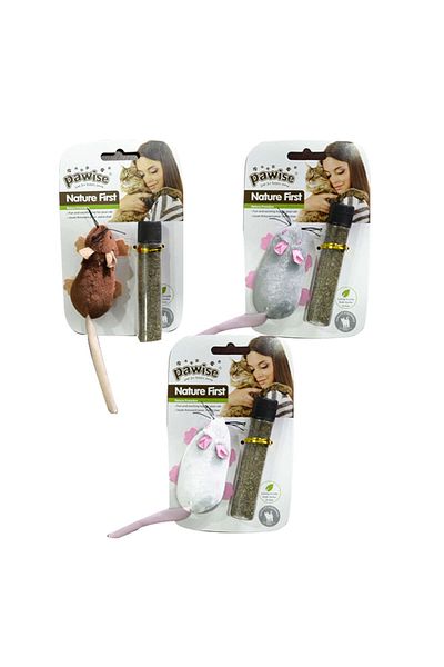 Pawise Cat Toy Catnip Mouse Hnzrn
