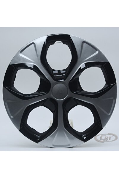 OTOCİRİT Jant Kapağı Siyah-gri Kırılmaz 12" Universal Model (amblem Hediyeli)...