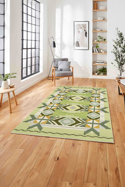 Napoli Home Etnik Modern Dijital Baskı Yıkanabilir Kaymaz Taban Yolluk Mutfak...