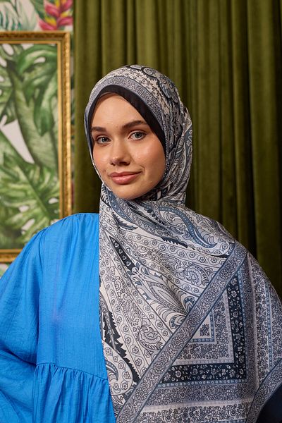 shigo Ipekhan Series - Soft Shawl, Dark Grey Black Models