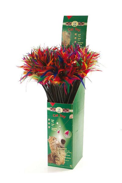 Karlie Karlıe Feathered Cat Fishing Rod 59cm Hnzrn