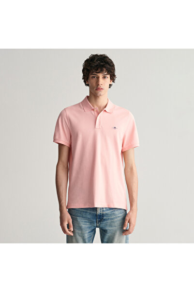 Gant Erkek Pembe Regular Fit Logolu Polo