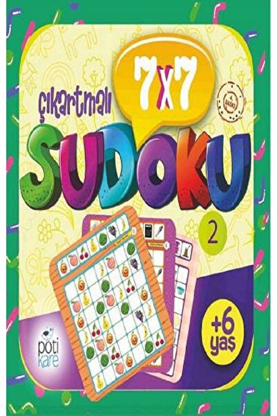 Pötikare Yayıncılık 7 X 7 Sudoku – 2 (6 Yaş +)
