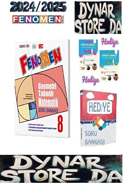 Fenomen Yayıncılık FENOMEN 8.SINIF GEOMETRI TABANLI MATEMATIK ve (ilave soru ...