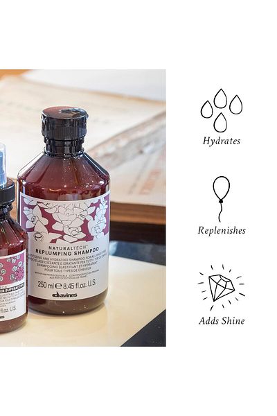 Davines Prune Renewing Moisturizing Shampoo Replumbing 8.45 Fl.Oz. Beautysecretsq30