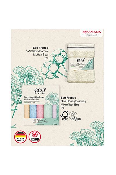 Eco Freude - Microfiber Cloth - Recycled - Pack of 5