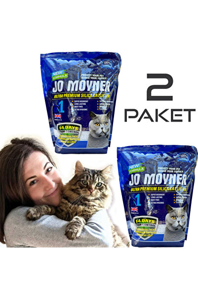 Jo Moyner Silika Kristal Kedi Kumu 2 Aylık Set - 7,6 Litre