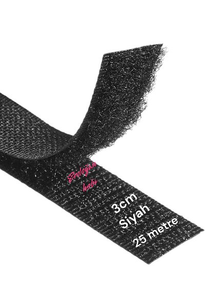 erdoğan hobi Ταινία Hook and Loop 3cm 25mt - Στιτσέτα με αμερικανικό φερμουάρ Fly Screen, πολλαπλών χρήσεων