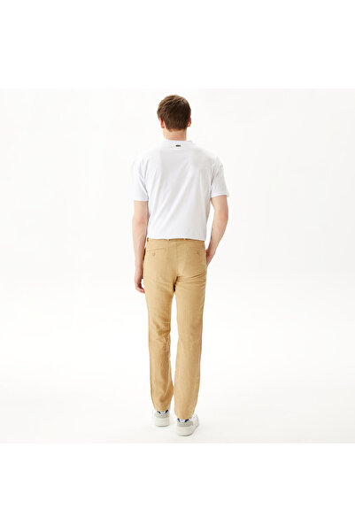 Lacoste Erkek Slim Fit Chino Bej Pantolon