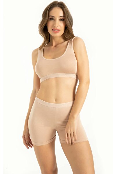 Fily İç Giyim Bambu Kalın Askı Pedli Sütyen, Büstiyer Yarım Atlet