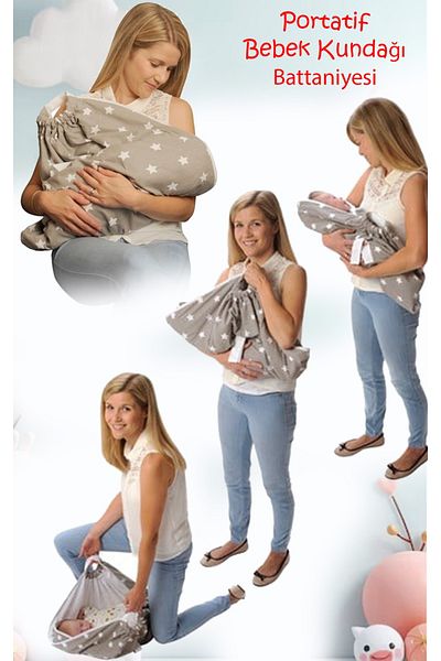 ALİTA TEXTILE Double Layer Cotton Baby Rompers - Kundaq, Blanket, Carry, Rompers