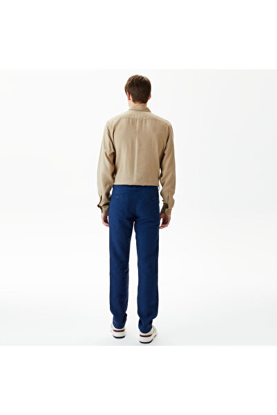 Lacoste Erkek Slim Fit Chino Lacivert Pantolon