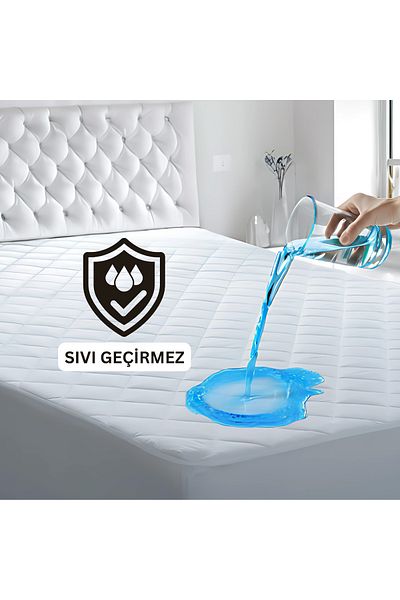 rosfloa rf Quilted Full Edge Fitted Liquid Proof Mattress Protector Cotton Mattress Pad