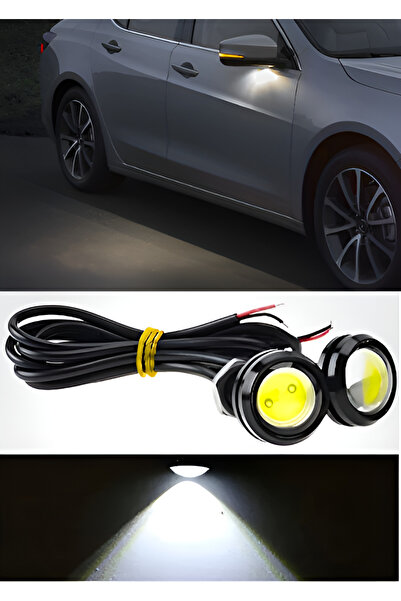 Sosyal Çarşı Ayna Altı Led Gündüz Ledi Tampon Altı Sis Ledi Motosiklet Beyaz ...
