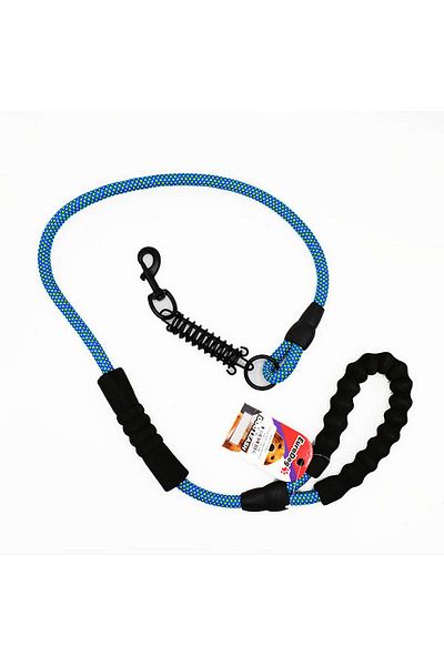 Eurodog Dog Length Collar Reflective 14mm X 120 Cm Blue