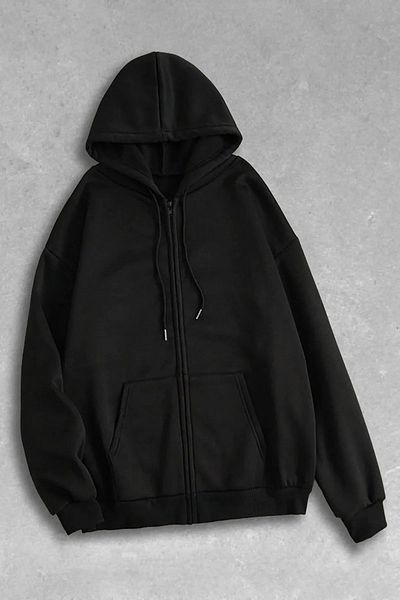 Pisa Art Oversize Unisex Femei Bărbați Hanorac cu glugă și fermoar Jachetă fleece