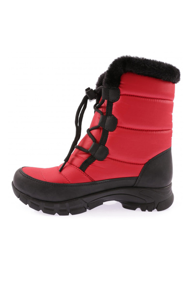 DGN 1058 Kadin Kürklü Aksesuar Bağcikli Bot