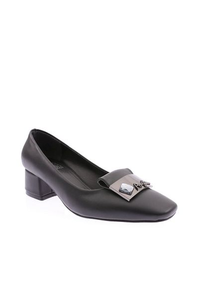 DGN K104 Pantofi cu toc pentru femei cu accesorii de fier