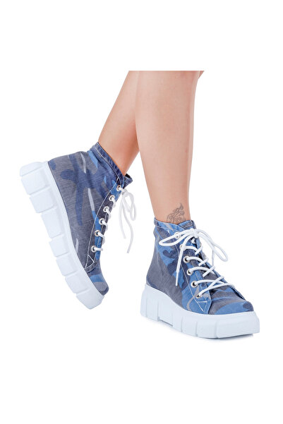 Butik Jeanolog Kadın Kamuflaj Bot Yazlık Bol Kalıp (Bir Numara küçük Tavsiye ...