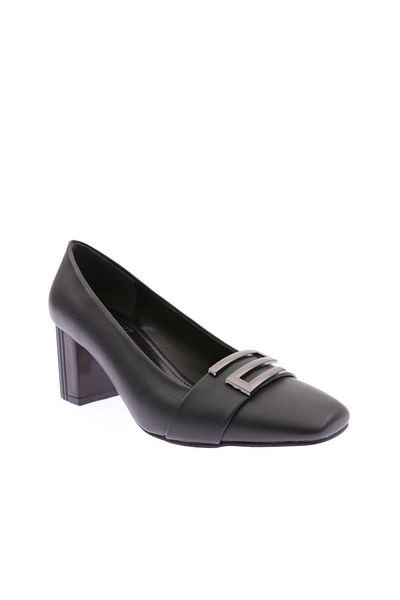 DGN Women's Blunt Toe S Buckle Heeled Shoes - 21 Model