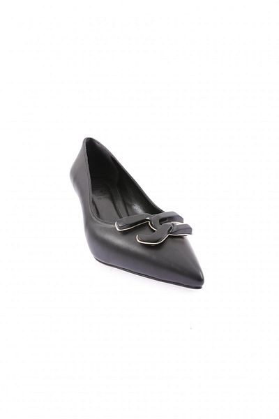 DGN Accesoriu pentru femei cu vârf ascuțit pantofi cu toc negru 2154412821
