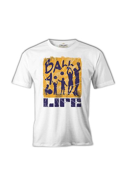 Lord T-Shirt Evolution Of Basketball Players For Life White Men's T-shirt