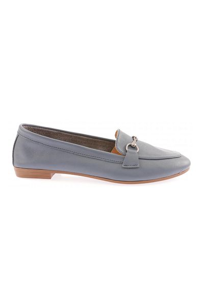 DGN Blue Loafer - Woman's Iron Buckle 12232110   Modem