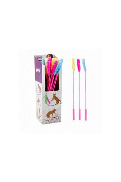 Pawise Cat Fishing Rod with Plush Tip 48 Pieces Boxed Hnzrn