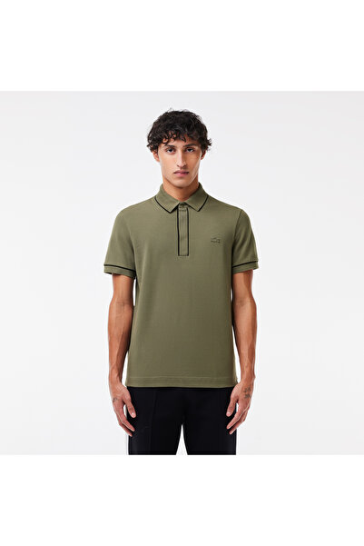 Lacoste Erkek Regular Fit Organik Pamuk Haki Polo