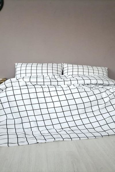 LATTE TEKSTİL Σετ Παπλωματοθήκη Sunrise Double, Cotton Ranforce, Συνδυασμός Ύφασμα με Σχέδια