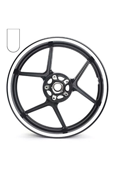 ARONA Motosiklet Tam Jant Dış Kaplama Sticker Etiketi Yapışkanlı Folyo Şık Gö...