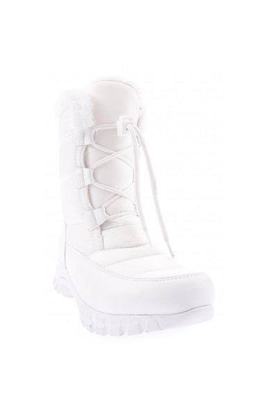 DGN Γυναικεία Γούνινα Αξεσουάρ Lace Up Boots Λευκό Λευκό 21693224