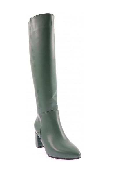 DGN Green Women's Heeled Boots - 2253275