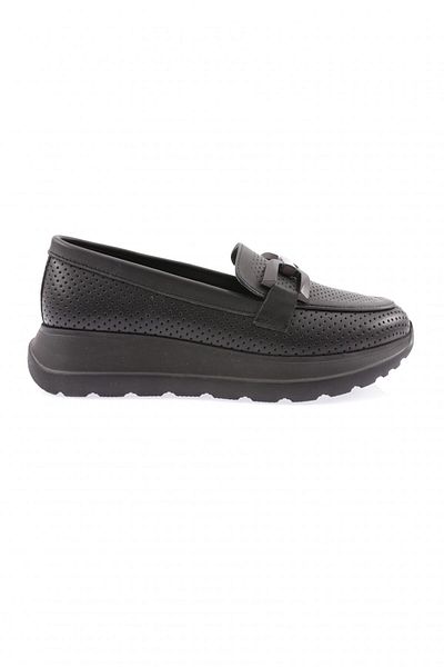DGN Дамски обувки Laser Loafer с катарама черни 5342678