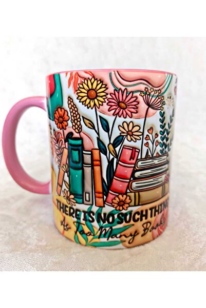 Mugs and love Kitap Kitaplık Büyük Boy Kupa
