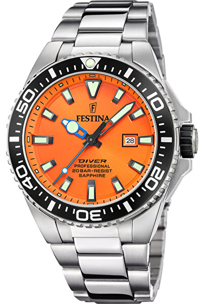 FESTİNA ساعة يد رجالية أصلية طراز F20663/4 THE ORIGINALS DIVER