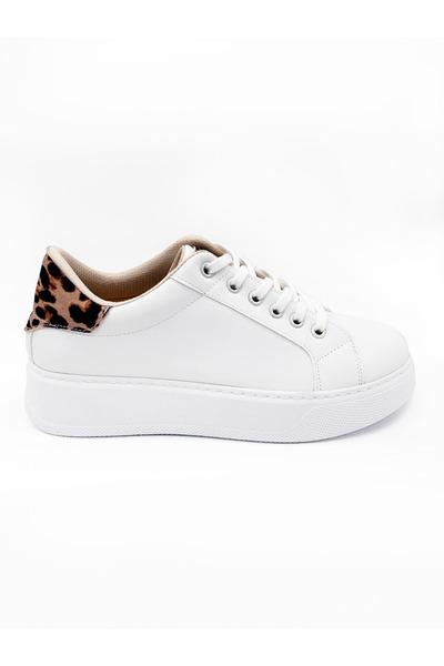 MAGGIO Tenis de damă cu leopard alb