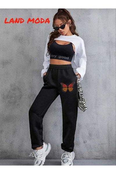 DURAN SPORT Φούτερ Jogger με ψηλό ελαστικό πόδι