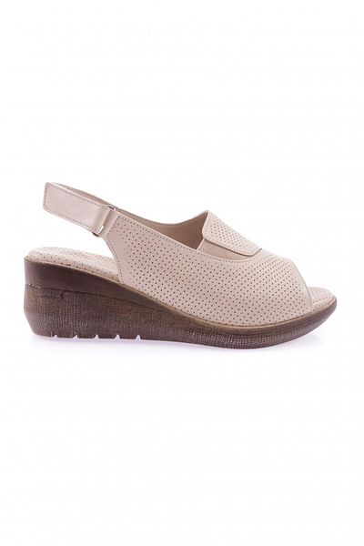 DGN Sandale argintii din piele naturală - 1853276