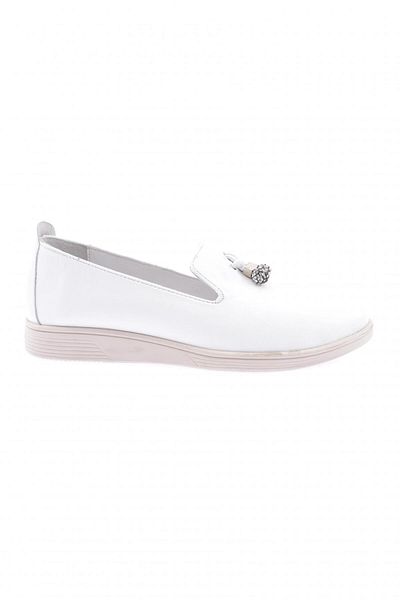 DGN 2255 Pantofi ocazional cu cataramă cu piatră de cristal pentru femei