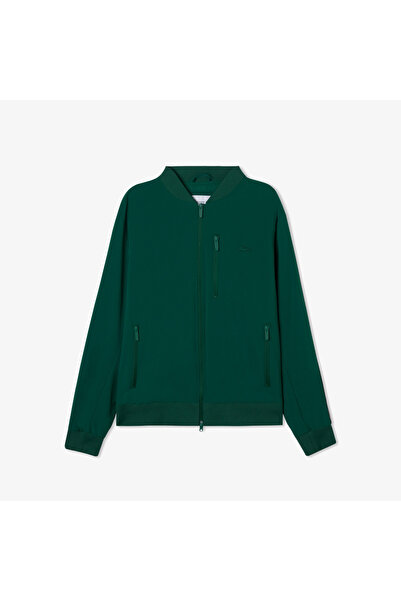 Lacoste Erkek Baskılı Yeşil Bomber Ceket