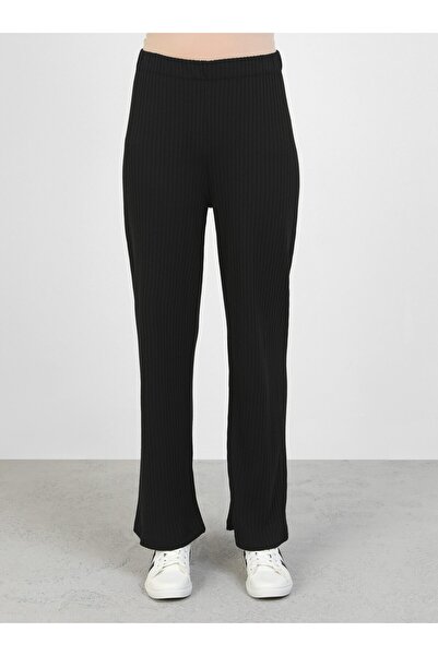 Benin Černá pásková košilka set tuniky a kalhot - Basic