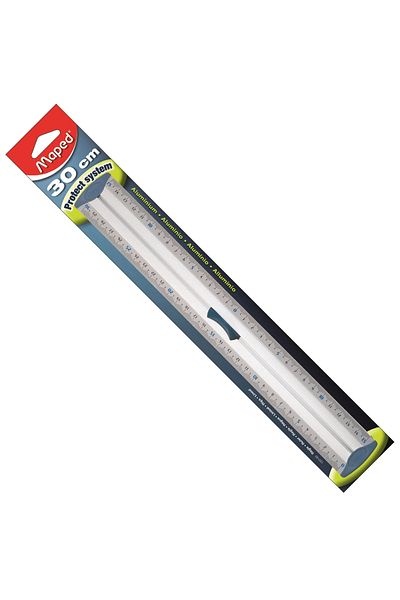 Maped Aluminum Triple Deciometer Ruler 30cm /120130