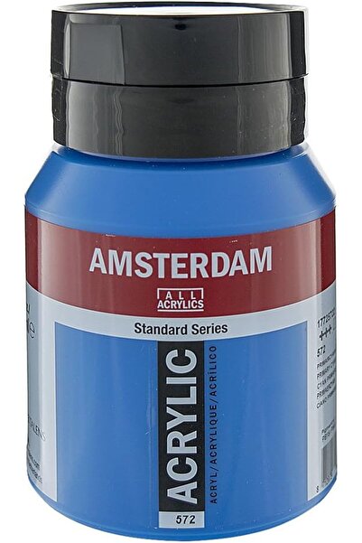 Talens Amsterdam Standart 500ml Akrilik Boya Primary Cyan / 572